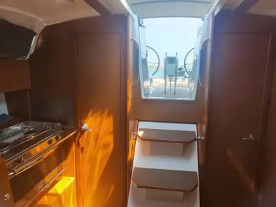 Galley of Fig, a Jeanneau Sun Odyssey 349 sailboat at Pula, Croatia