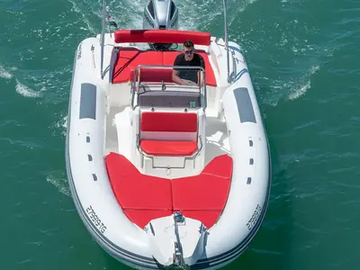 Exterior view of Marlin 790, a Marlin 790 Dynamic motorboat at Grad Trogir, Croatia