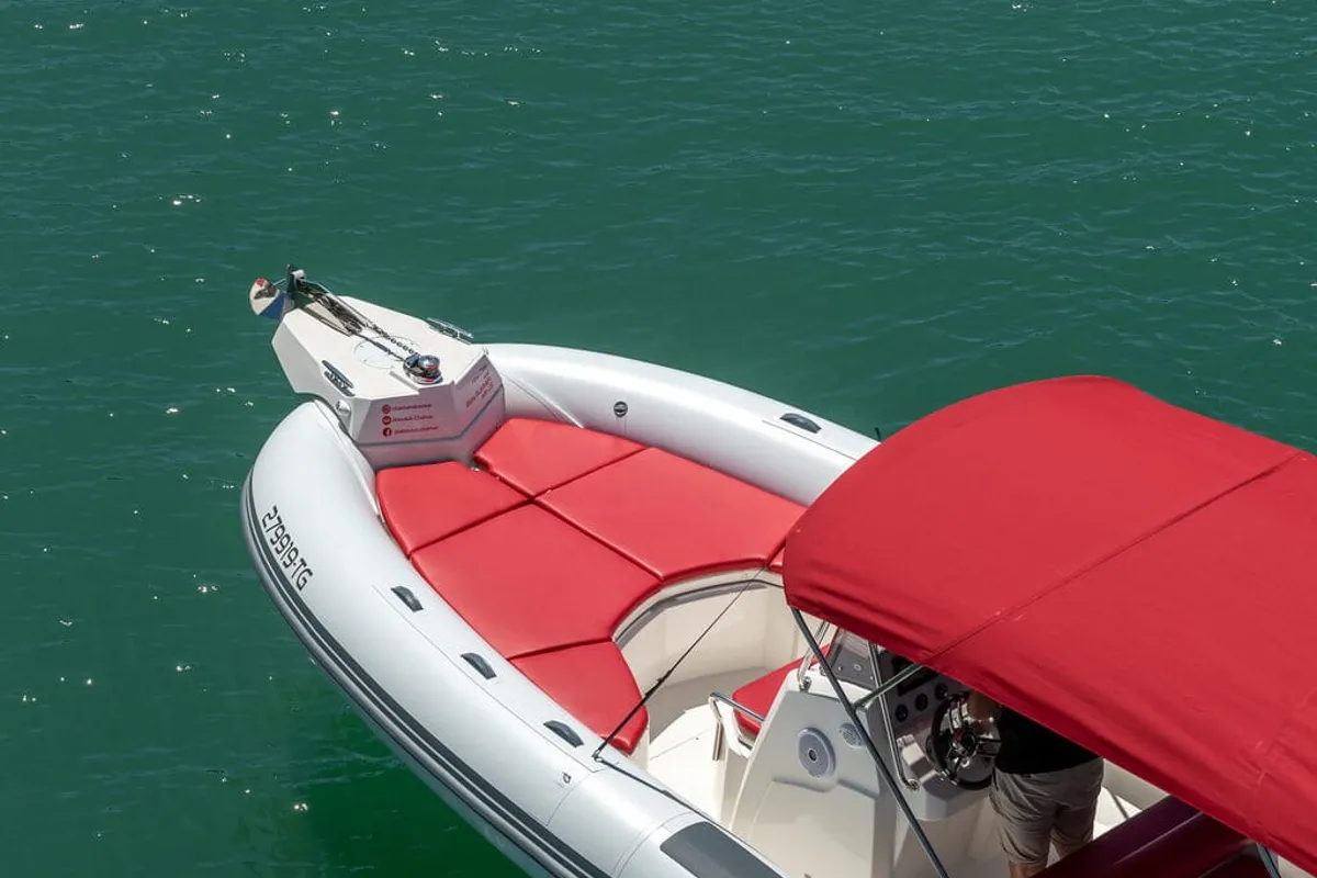 Exterior view of Marlin 790, a Marlin 790 Dynamic motorboat at Grad Trogir, Croatia