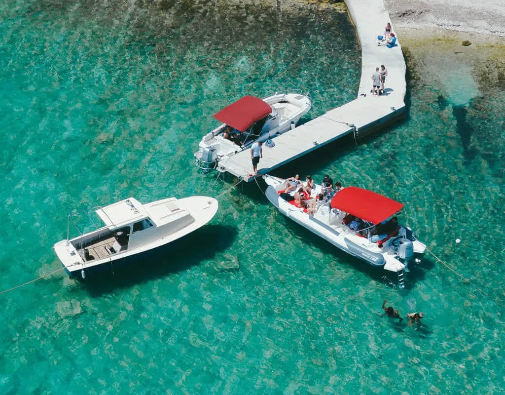 Exterior view of Marlin 790, a Marlin 790 Dynamic motorboat at Grad Trogir, Croatia