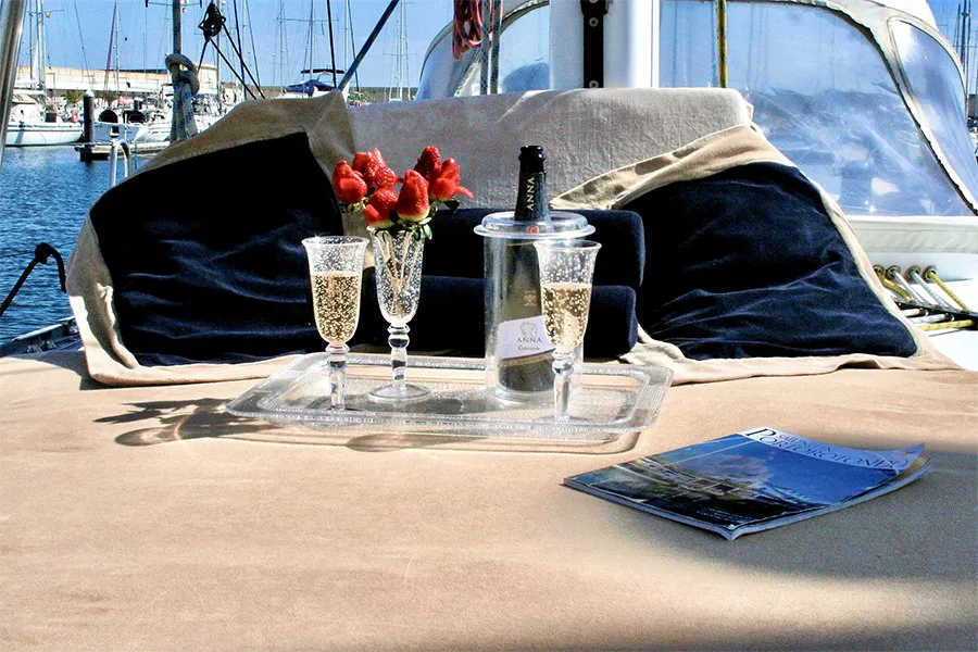 Comfort, a Vismara Starkel 56 sailboat at Cannigione, Italy