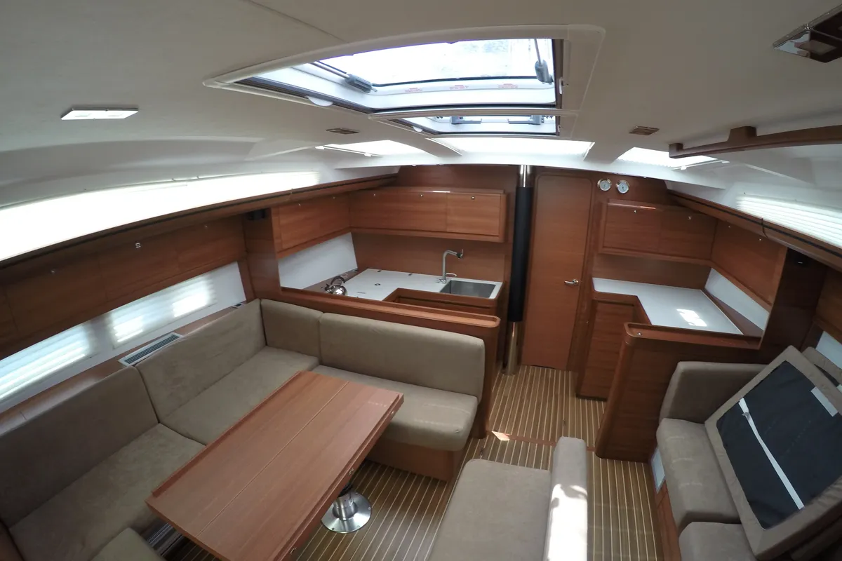 Galley of Luce, a Dufour 512 Grand Large sailboat at Dubrovnik, Croatia
