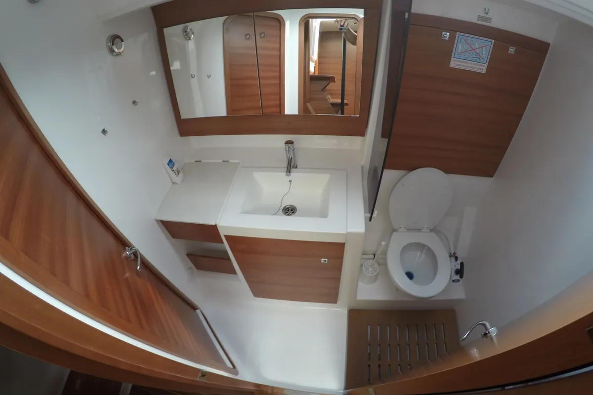 Head on Luce, a Dufour 512 Grand Large sailboat at Dubrovnik, Croatia