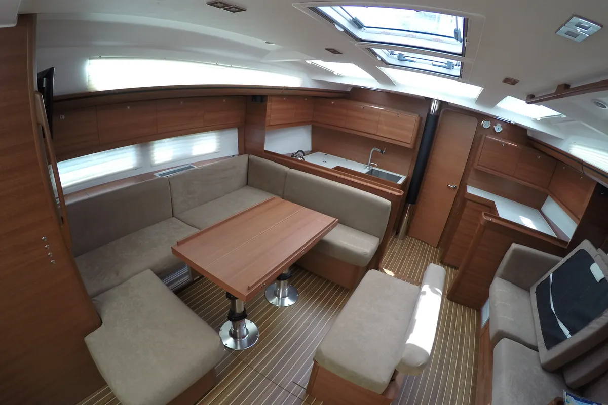 Galley of Luce, a Dufour 512 Grand Large sailboat at Dubrovnik, Croatia