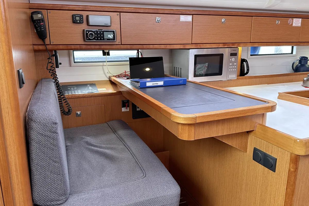 Jumbo, a Bavaria Cruiser 51 sailboat at Heiligenhafen, Germany