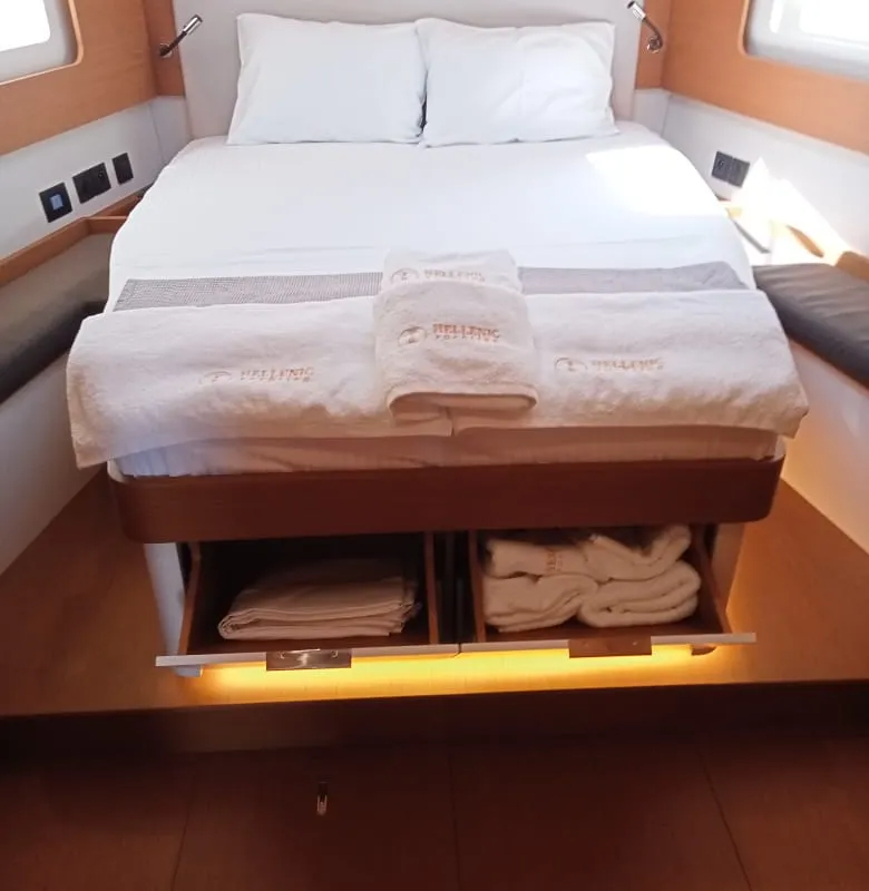 Oktana, a Beneteau First 53 sailboat at Lavrion, Greece