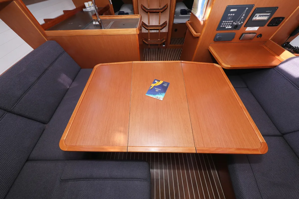 Salon of Angelic, a Bavaria Cruiser 37 sailboat at Grad Biograd na Moru, Croatia