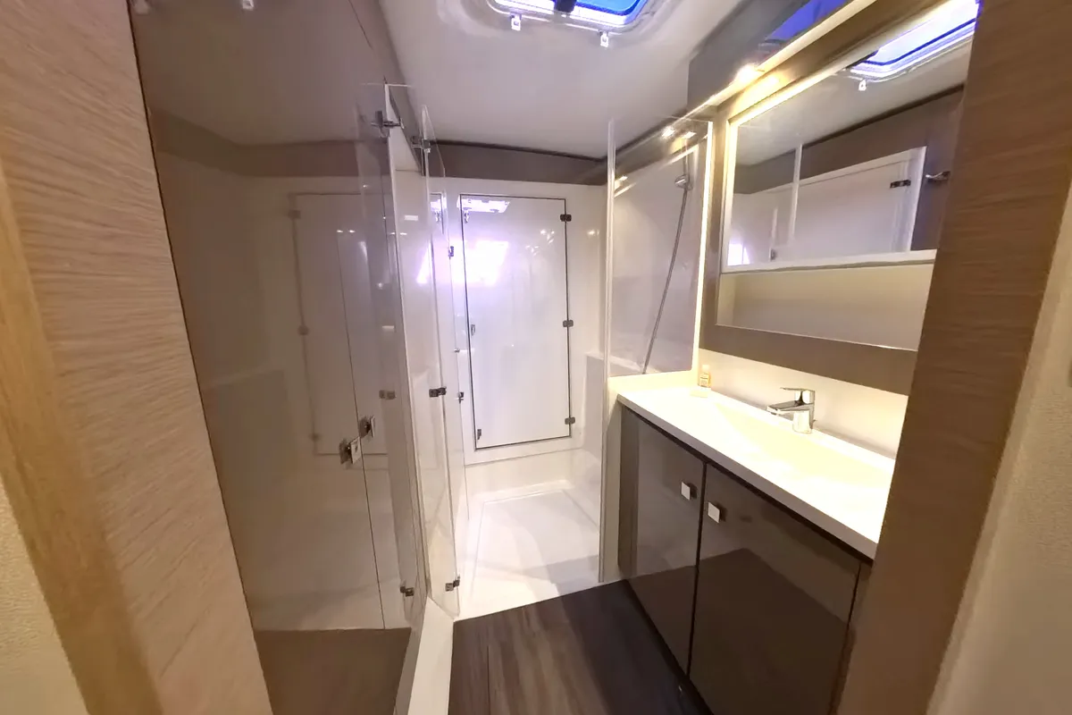 Head on Anila, a Fountaine Pajot Helia 44 catamaran at Road Town, British Virgin Islands
