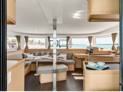Salon of Avadele - Cabine  1 (Lagoon 42), a Lagoon 42 catamaran at Hyères, France