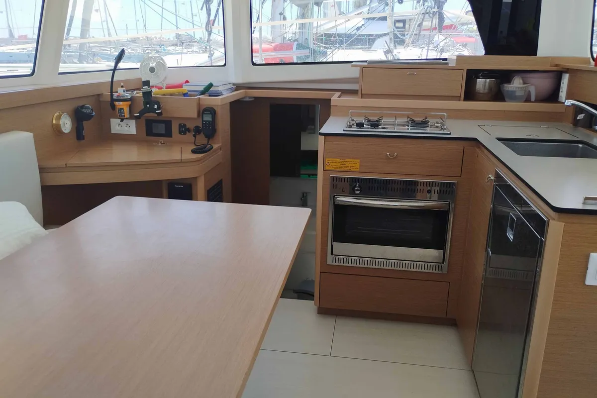OLLYDREAM, a Excess 11 catamaran at Municipal Unit of Nea Peramos, Greece