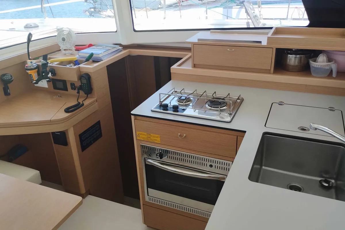 OLLYDREAM, a Excess 11 catamaran at Municipal Unit of Nea Peramos, Greece