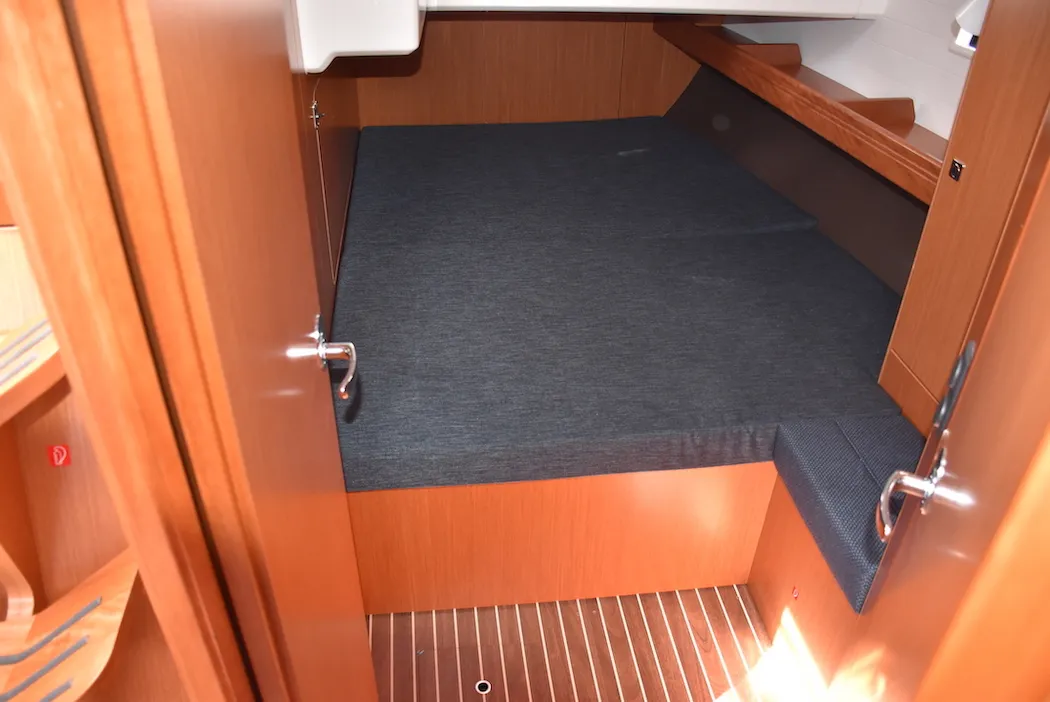 Cabin on Malbec, a Bavaria Cruiser 46 sailboat at Seget Donji, Croatia