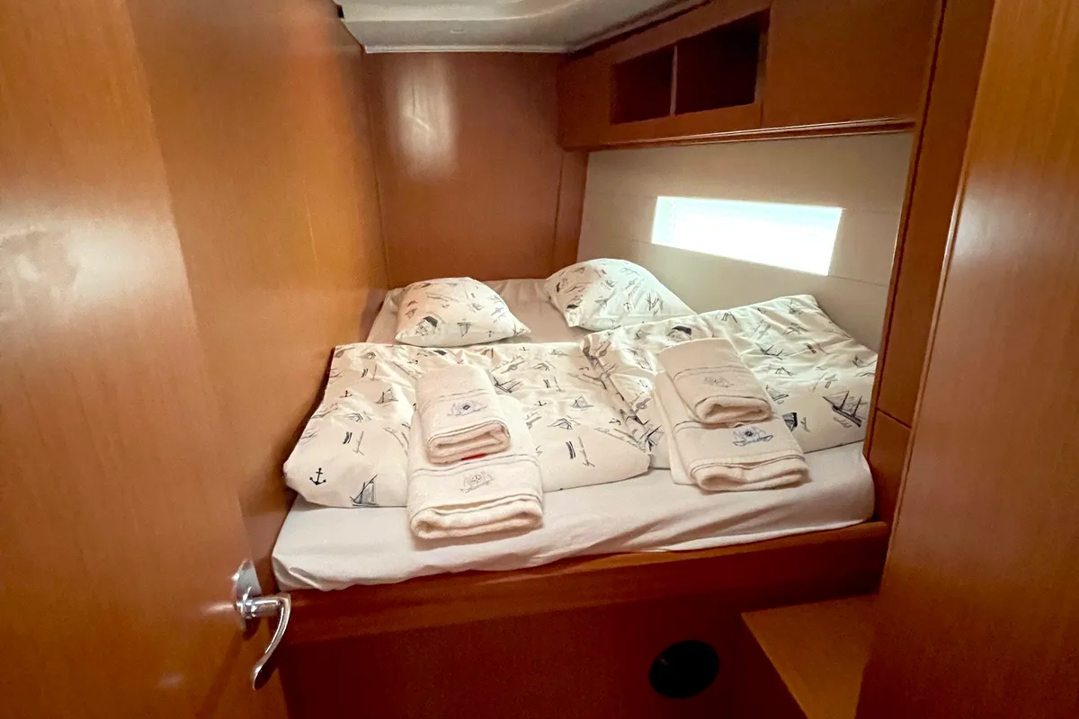 Cabin on Ciao Bella, a Bavaria C50 Holiday sailboat at Grad Kaštela, Croatia