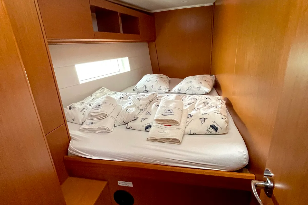 Cabin on Ciao Bella, a Bavaria C50 Holiday sailboat at Grad Kaštela, Croatia