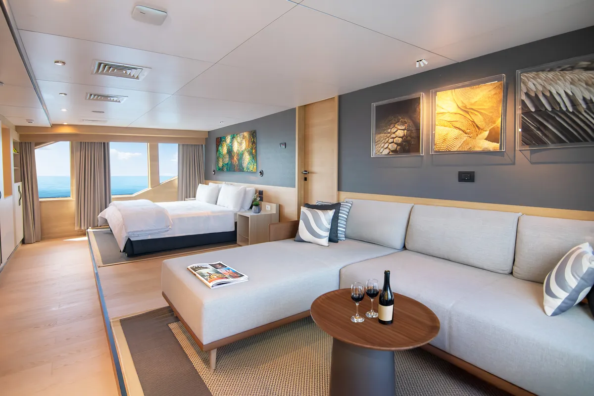 Tribute, a Luxury Motor Yacht motor yacht at Parroquia Puerto Baquerizo Moreno, Ecuador
