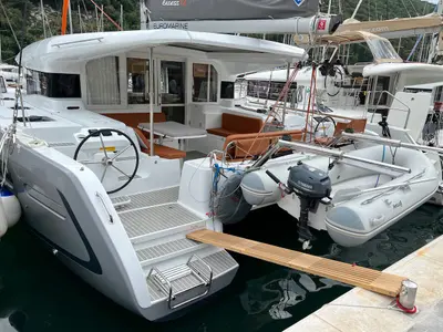 Cockpit of Silver Kiss, a Excess 12 - 4 + 1 + 1 cab. catamaran at Dubrovnik, Croatia