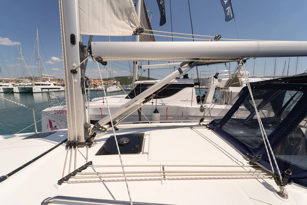 Freya, a Bavaria C38 sailboat at Pirovac, Croatia