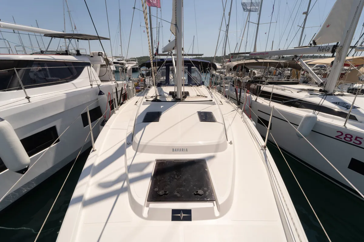 Freya, a Bavaria C38 sailboat at Pirovac, Croatia