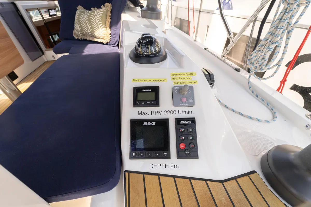 Freya, a Bavaria C38 sailboat at Pirovac, Croatia