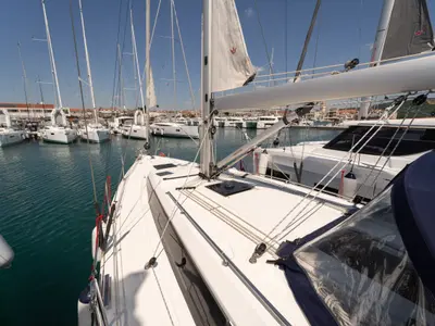 Freya, a Bavaria C38 sailboat at Pirovac, Croatia