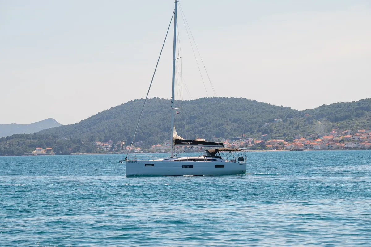 Zara, a Elan Impression 45 sailboat at Zadar, Croatia