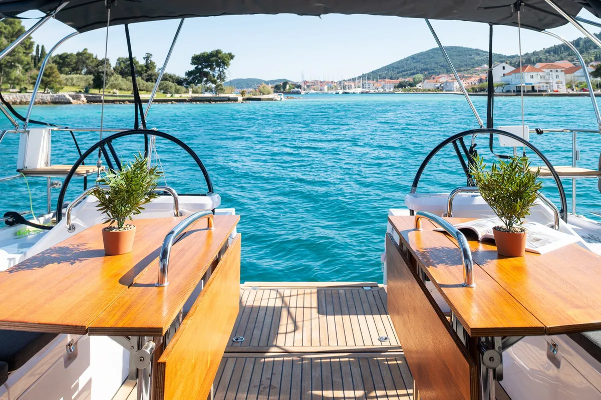 Zara, a Elan Impression 45 sailboat at Zadar, Croatia