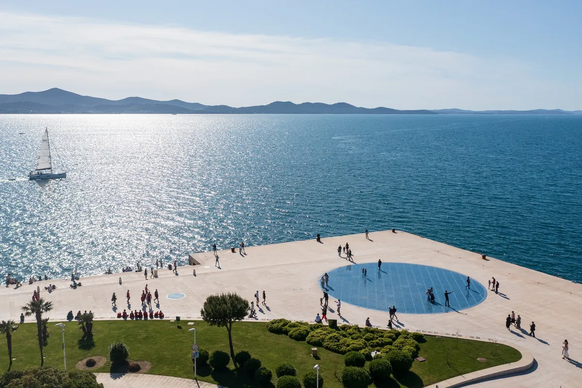 Zara, a Elan Impression 45 sailboat at Zadar, Croatia