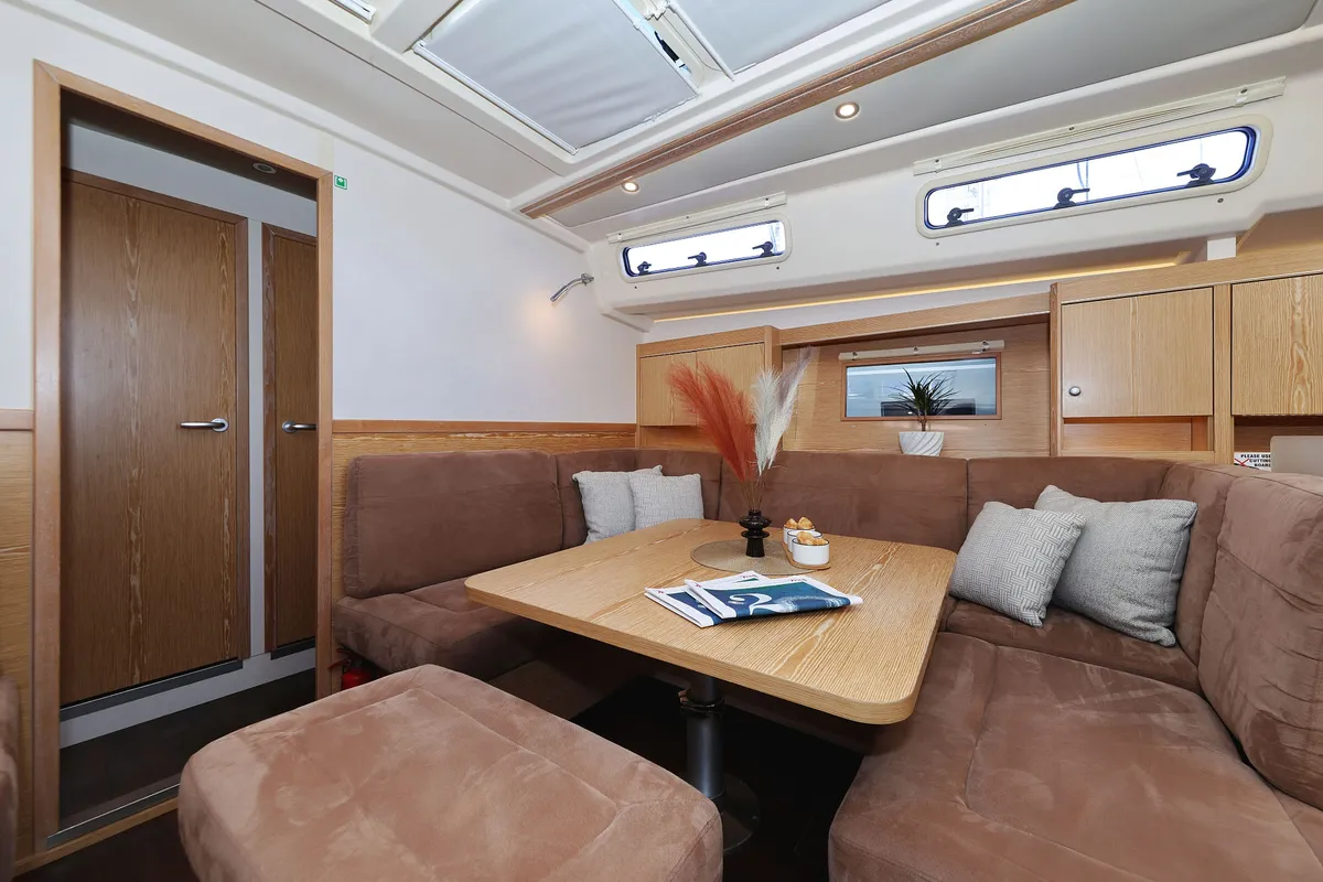 Scarlett, a Hanse 455 sailboat at Seget Donji, Croatia