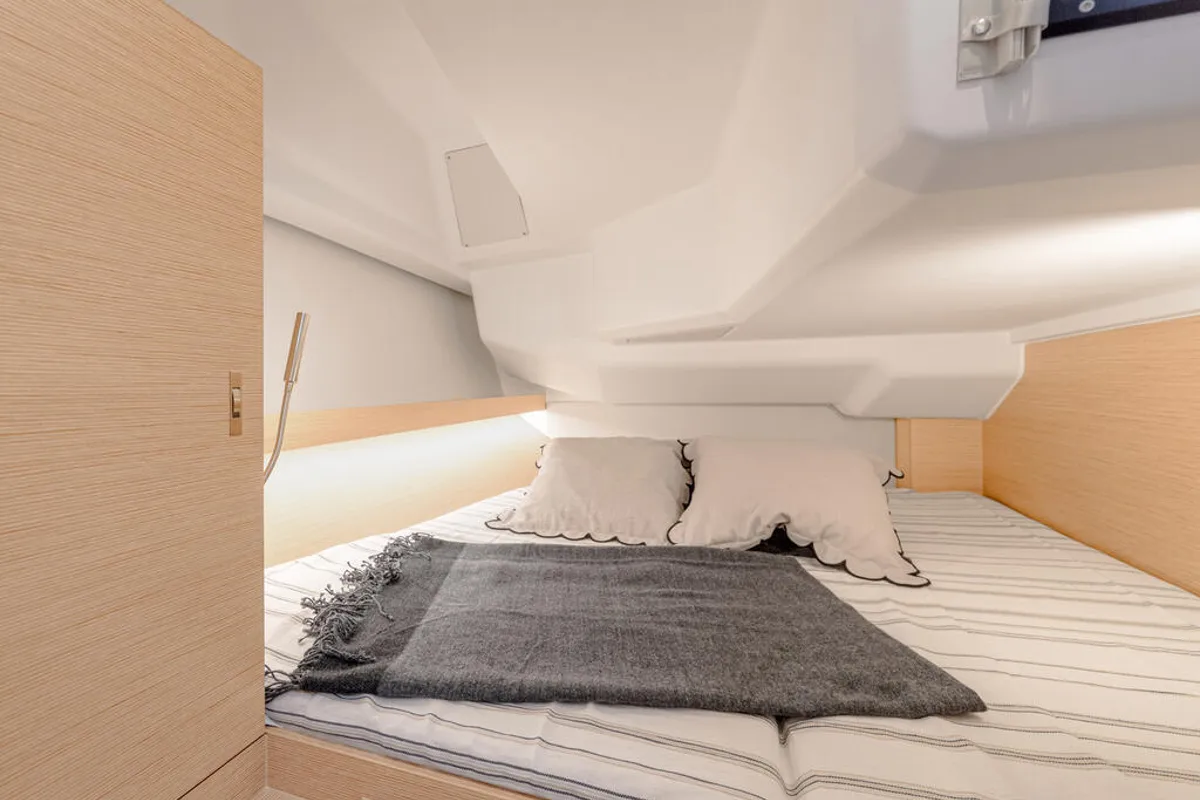 Cabin on Hanse 360, a sailboat at Capo d'Orlando, Italy