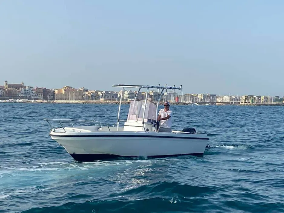 Exterior view of Sessa, a Gulet Motorboat motorboat at Nettuno, Italy