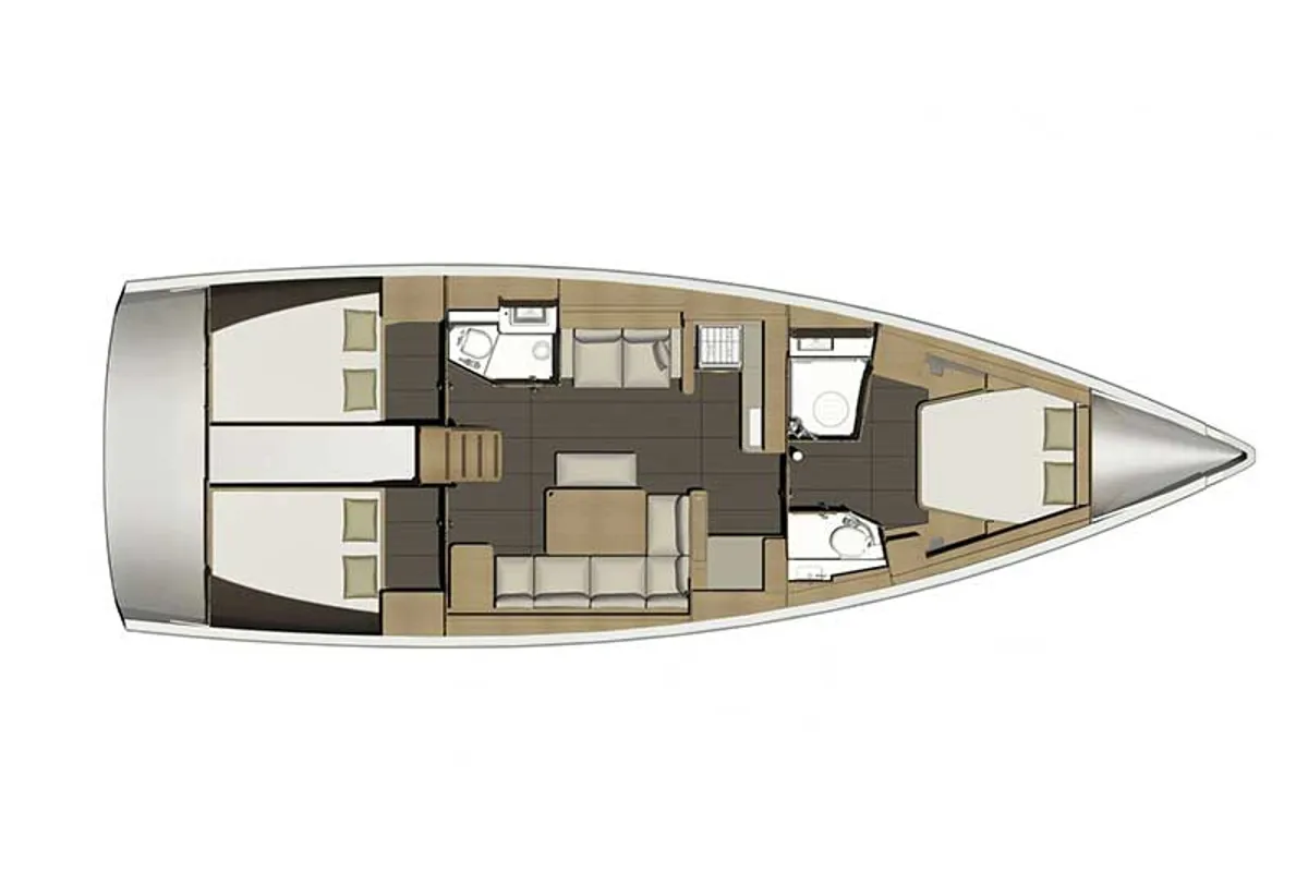 Avalon II, a Dufour 460 GL sailboat at Grad Šibenik, Croatia