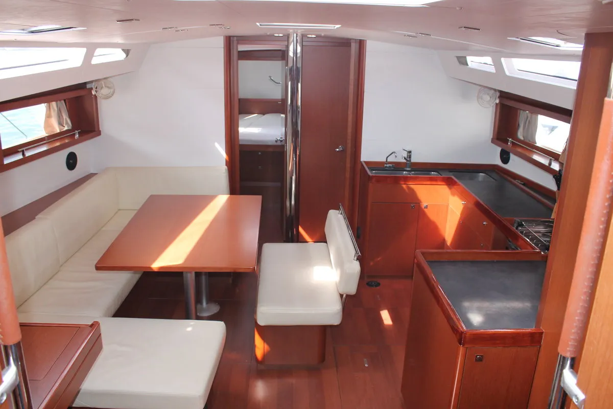 Mars Planet, a Beneteau Oceanis 48 sailboat at Marsala, Italy
