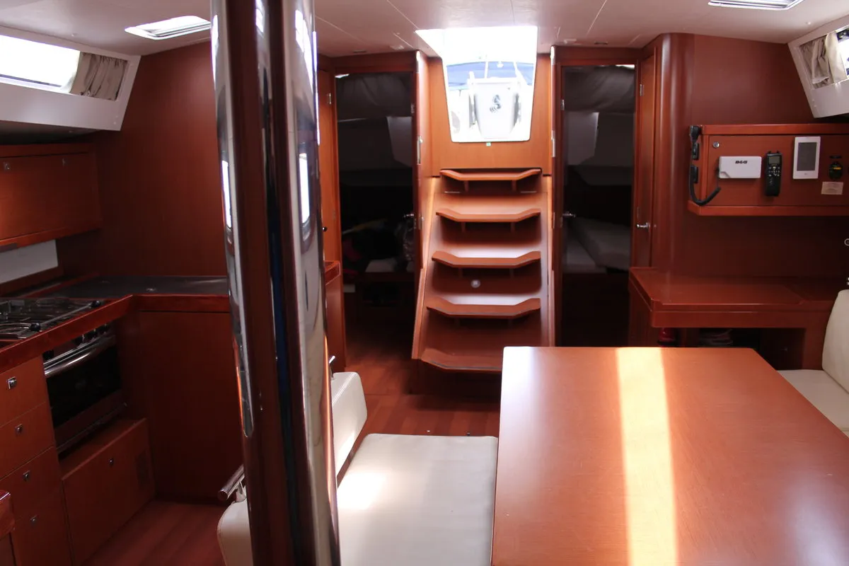 Mars Planet, a Beneteau Oceanis 48 sailboat at Marsala, Italy