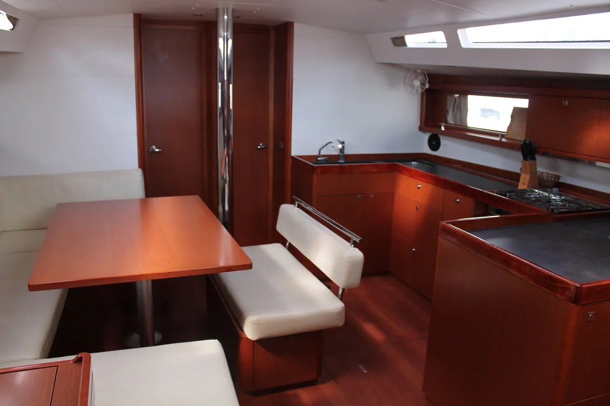 Mars Planet, a Beneteau Oceanis 48 sailboat at Marsala, Italy