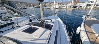 Chouchou, a Dufour 37 sailboat at Ventimiglia, Italy