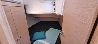 Cabin on Chouchou, a Dufour 37 sailboat at Ventimiglia, Italy