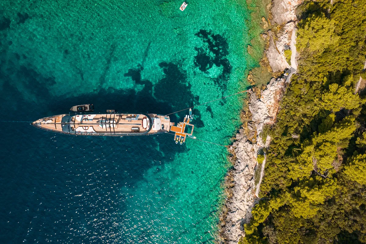 Reposado, a Luxury Sailing Yacht sailboat at Općina Sukošan, Croatia