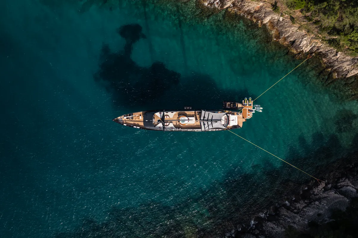 Reposado, a Luxury Sailing Yacht sailboat at Općina Sukošan, Croatia