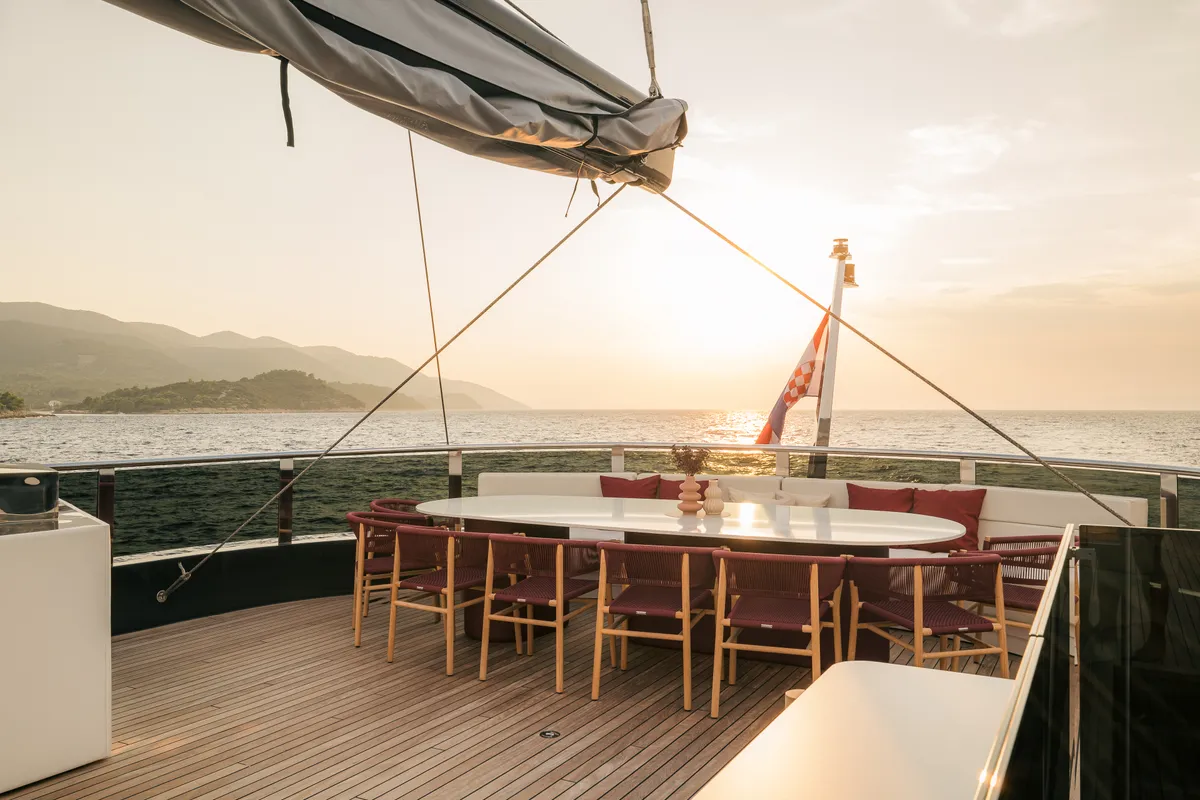 Reposado, a Luxury Sailing Yacht sailboat at Općina Sukošan, Croatia