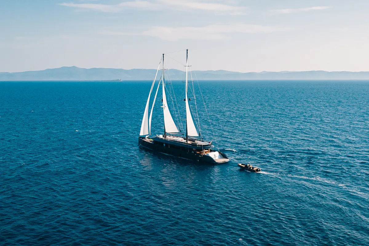 Reposado, a Luxury Sailing Yacht sailboat at Općina Sukošan, Croatia