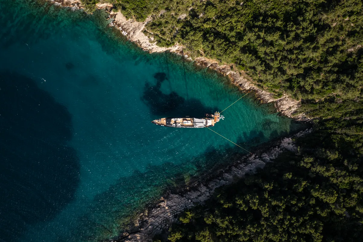 Reposado, a Luxury Sailing Yacht sailboat at Općina Sukošan, Croatia