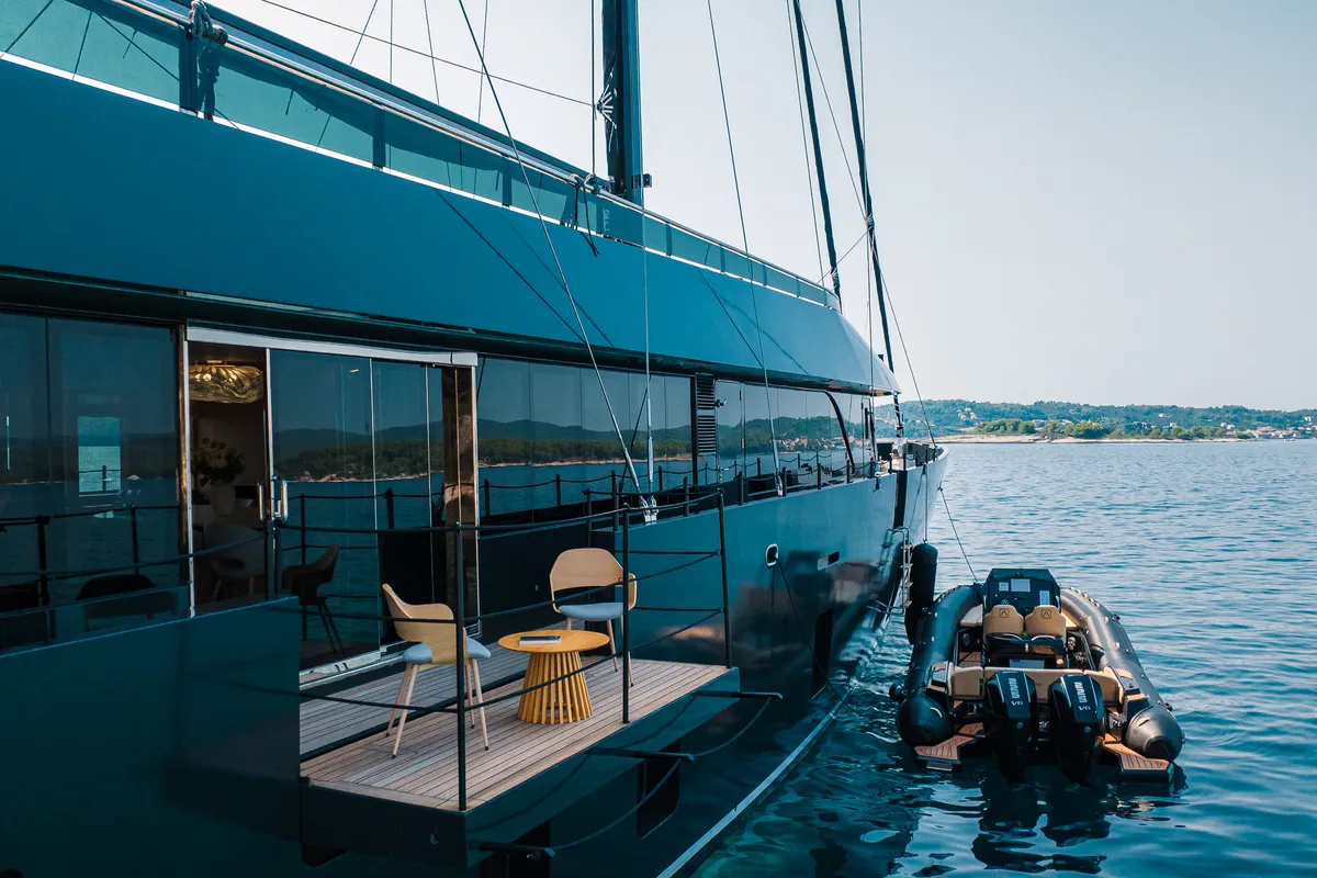 Reposado, a Luxury Sailing Yacht sailboat at Općina Sukošan, Croatia