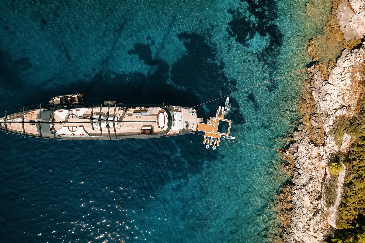 Reposado, a Luxury Sailing Yacht sailboat at Općina Sukošan, Croatia
