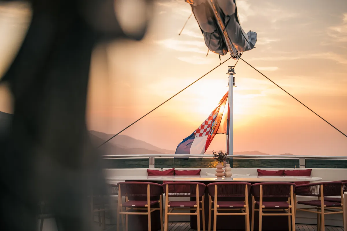 Reposado, a Luxury Sailing Yacht sailboat at Općina Sukošan, Croatia