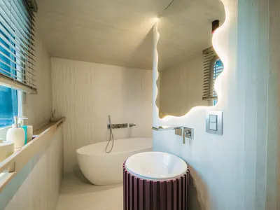 Salon of Reposado, a Luxury Sailing Yacht sailboat at Sukošan, Croatia
