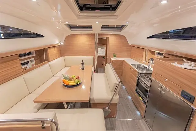 Galley of Bad Buoy, a Elan Impression 45.1 sailboat at Seget Donji, Croatia