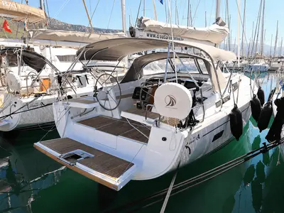 Free Spirit, a Hanse 388 sailboat at Dubrovnik, Croatia