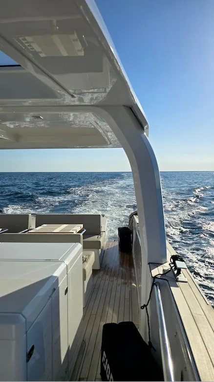 ALB 2, a Fjord 53 XL motorboat at Split, Croatia