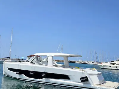 ALB 2, a Fjord 53 XL motorboat at Split, Croatia
