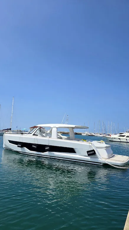 ALB 2, a Fjord 53 XL motorboat at Split, Croatia